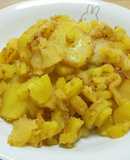 Autumn taste♪ Layered simmered apples and sweet potatoes