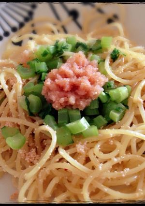 大根葉と明太子♡ランチパスタ♡簡単-レシピのメイン写真