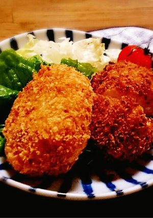 鮭フレークで、簡単コロッケ♪-レシピのメイン写真