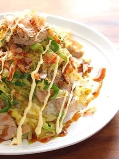 キャベツたっぷり♪お好み焼き風丼♪-レシピのメイン写真