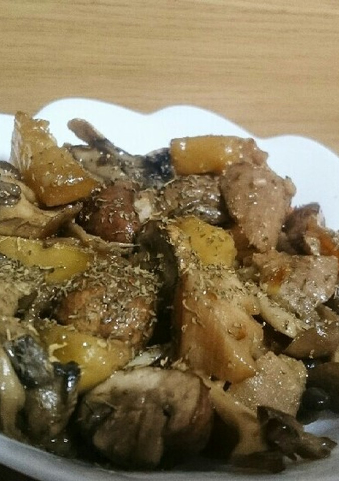 オイルまでおいしい茸と根菜のアヒージョ-レシピのメイン写真