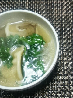 春菊香る餃子スープ.:*°☆-レシピのメイン写真