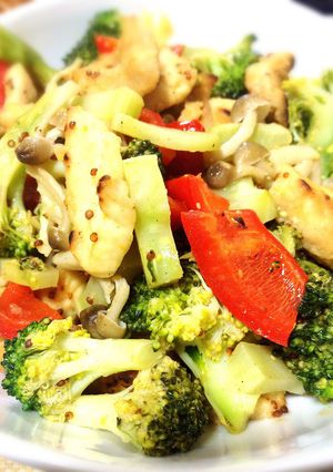 鶏と野菜のマスタードマリネ♪冷蔵3日-レシピのメイン写真