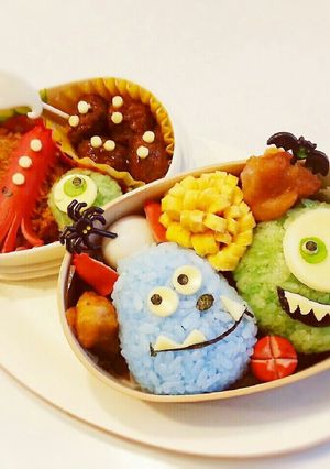 ﾏｲｸ&ｻﾘｰ弁当～♪-レシピのメイン写真