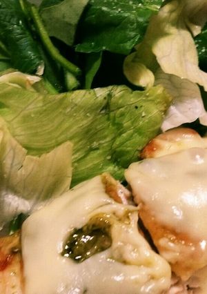 ⚫鶏肉のニンニクジェノベーゼチーズ焼き-レシピのメイン写真