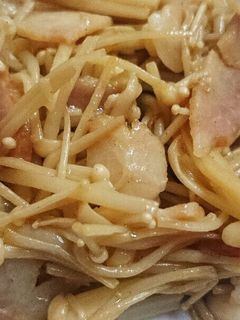 【話題入り】ベーコンとエノキの甘辛炒め♪-レシピのメイン写真