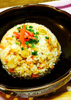 ゴボウとツナのチャーハン-レシピのメイン写真