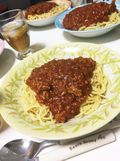 簡単ミートソーススパゲティ-レシピのメイン写真