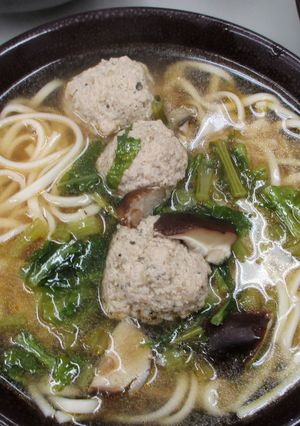 肉団子ゆず塩うどん-レシピのメイン写真