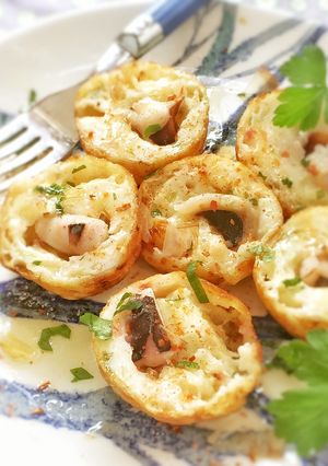 たこ焼きの塩オリーブオイルがけ-レシピのメイン写真