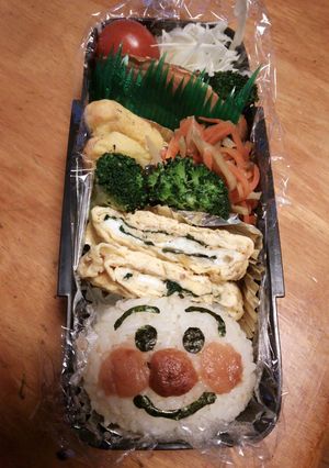 男子高校生かわいいアンパンマン弁当♪-レシピのメイン写真