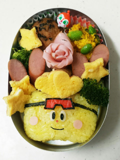 キャラ弁♡スポンジマン-レシピのメイン写真