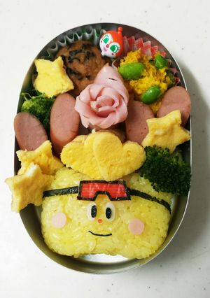 キャラ弁♡スポンジマン-レシピのメイン写真