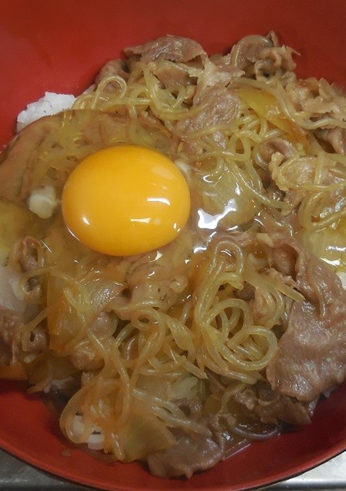 牛丼の作り方（すき焼き用の肉）【人生初】-レシピのメイン写真