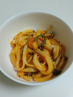 うどんで簡単☆ナポリタン-レシピのメイン写真
