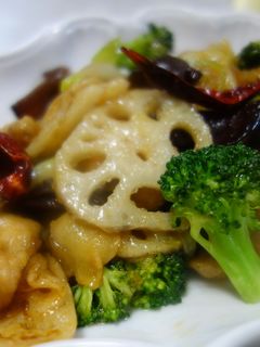 鶏と蓮根のピリ辛炒め-レシピのメイン写真