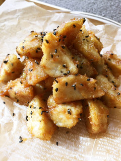 お弁当にも！カリッと♪里芋揚げの味噌和え-レシピのメイン写真