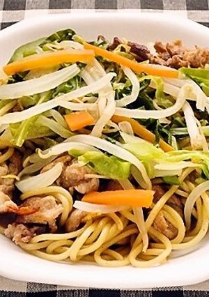シャンタンDXで楽々中華な塩焼きそば-レシピのメイン写真