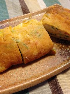 紅生姜とネギの卵焼き-レシピのメイン写真