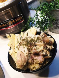 ☆炊飯器で!グリーンカレー炊き込みご飯☆-レシピのメイン写真