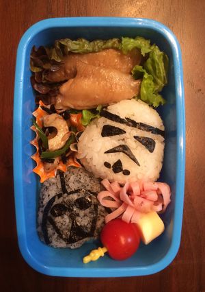 ☆☆スターウォーズ☆☆お弁当のおにぎり-レシピのメイン写真