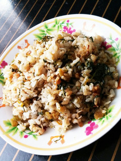 絶品♪大根の葉ふりかけのじゃこチャーハン-レシピのメイン写真