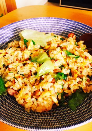 納豆レタスチャーハン-レシピのメイン写真