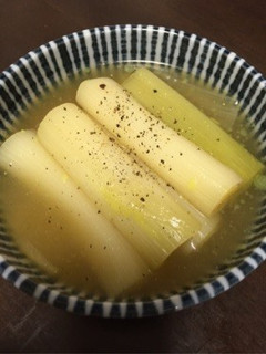 創味シャンタンDXで長ネギの簡単煮-レシピのメイン写真