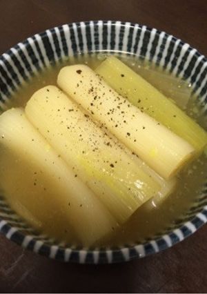 創味シャンタンDXで長ネギの簡単煮-レシピのメイン写真