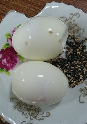 ゆで卵をヘルシーに美味しく食べましょう♪-レシピのメイン写真