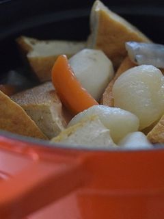 ストウブで大根小芋厚揚げの炊いたん-レシピのメイン写真