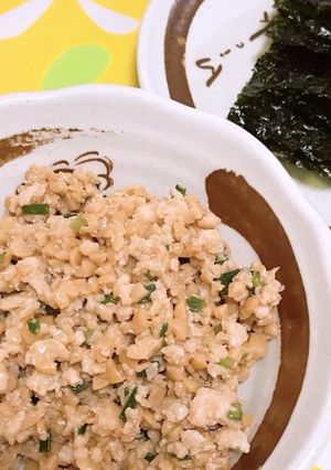 スタミナ納豆 鶏ミンチ ケンミンショー-レシピのメイン写真