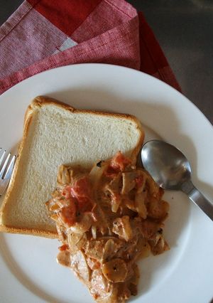 スパイシ~トマトとチーズのトースト-レシピのメイン写真