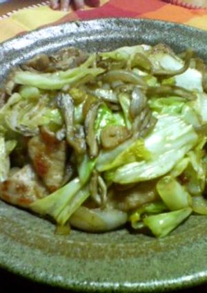 豚とキャベツのにんにく醤油炒め-レシピのメイン写真