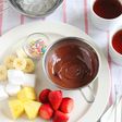 パリッと美味しい♪チョコフォンデュ