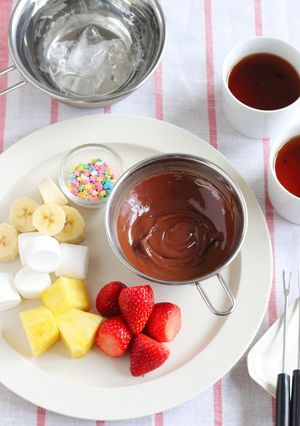 パリッと美味しい♪チョコフォンデュ-レシピのメイン写真