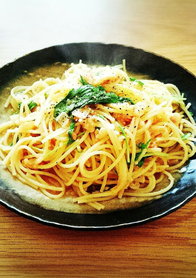 美味♡鮭フレークと大根おろしの和風パスタ-レシピのメイン写真