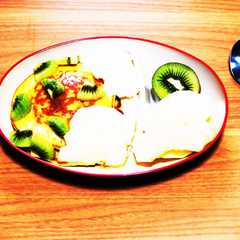 休日の朝に♪絶品豆乳ホットケーキ☆-レシピのメイン写真