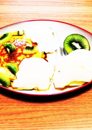 休日の朝に♪絶品豆乳ホットケーキ☆-レシピのメイン写真