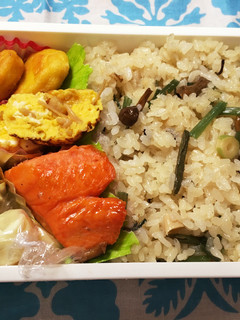 ♡今日のお弁当♡山菜おこわ弁当-レシピのメイン写真