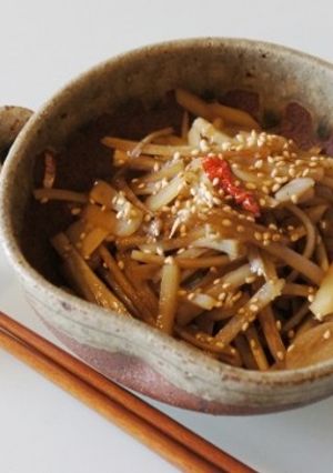 ☆ゴボウとポテトのにんにく・きんぴら☆-レシピのメイン写真