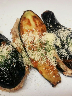 大豆のお肉でナスのはさみ揚げ-レシピのメイン写真