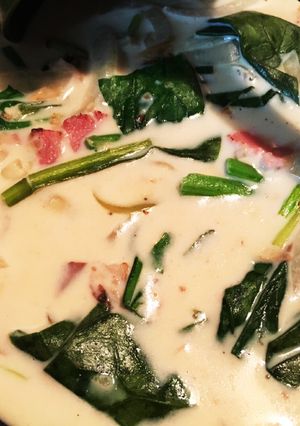 簡単美味しい！豆乳クリームパスタ-レシピのメイン写真