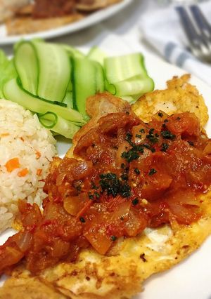フライパン１つ楽々♪豚トマトチーズピカタ-レシピのメイン写真