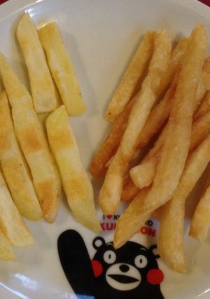 フライドポテトをワッフルメーカーで挟む-レシピのメイン写真
