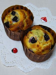 クリームチーズのブルーベリーマフィン♪-レシピのメイン写真