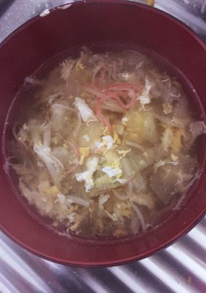超簡単♡キャベたまスープ-レシピのメイン写真