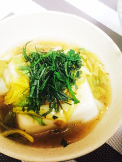 豆腐の梅あんかけ-レシピのメイン写真