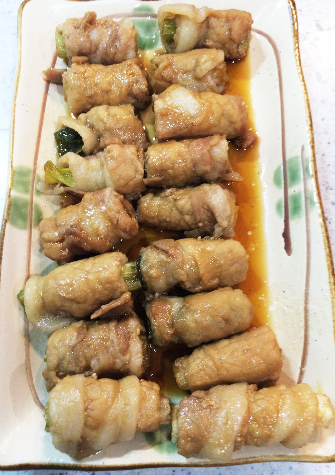 九条ネギの豚肉巻き(照り焼き風)-レシピのメイン写真