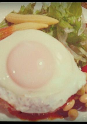 ジューシーで絶品ハンバーグロコモコ-レシピのメイン写真